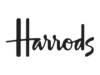 Logo for Harrods - a business that uses CUBE.