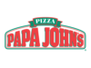 Logo for Papa Johns - a business that uses CUBE.
