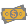 icon which illustrates increased revenue